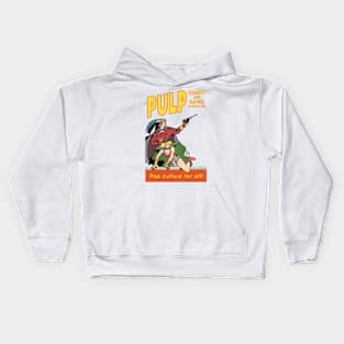 Pulp Space Opera Heroes Kids Hoodie